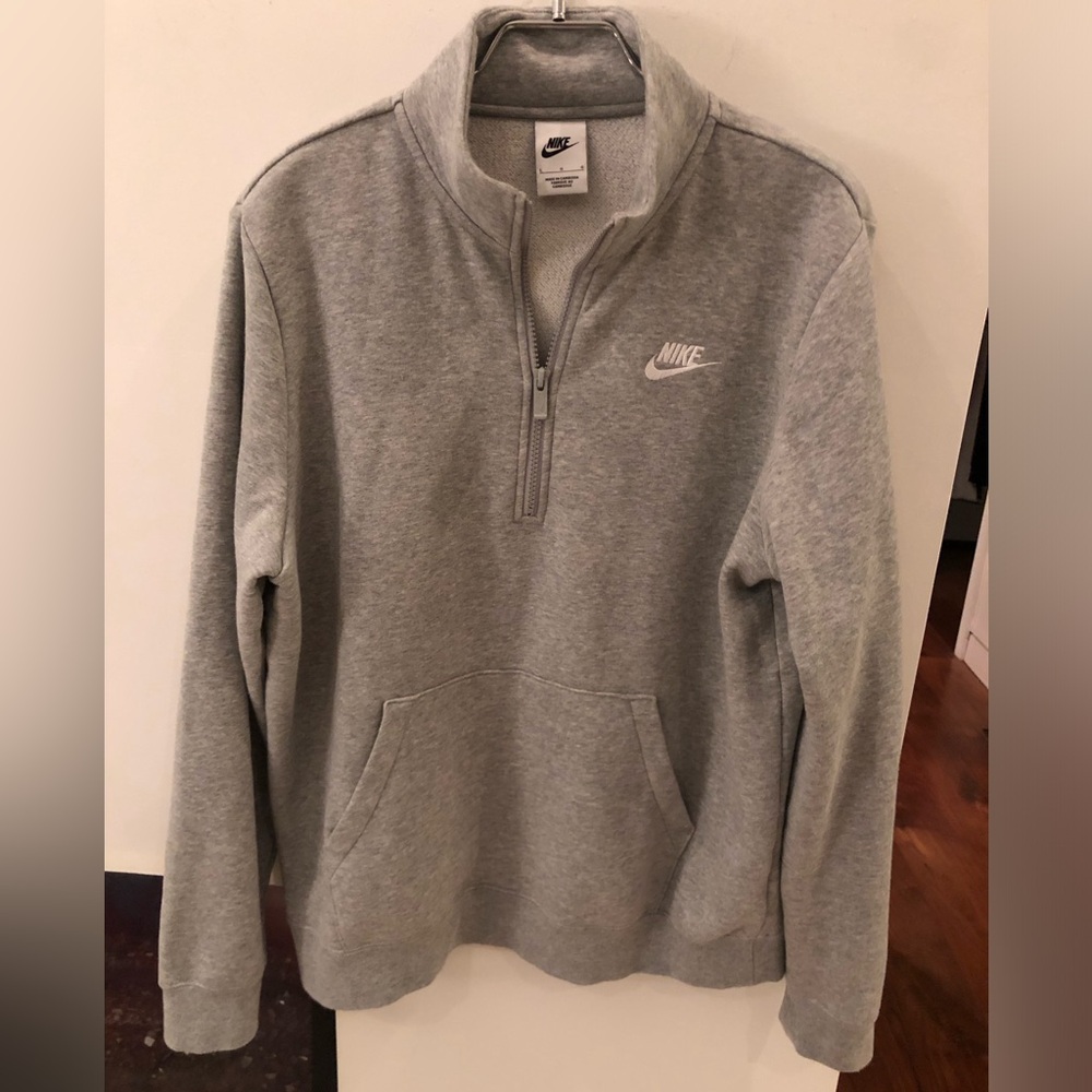 Nike Half Zip Grey Sweatshirt